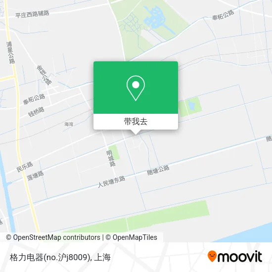 格力电器(no.沪j8009)地图