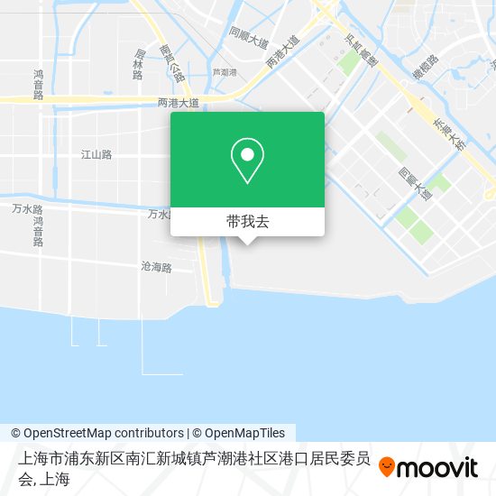 上海市浦东新区南汇新城镇芦潮港社区港口居民委员会地图