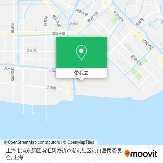 上海市浦东新区南汇新城镇芦潮港社区港口居民委员会地图