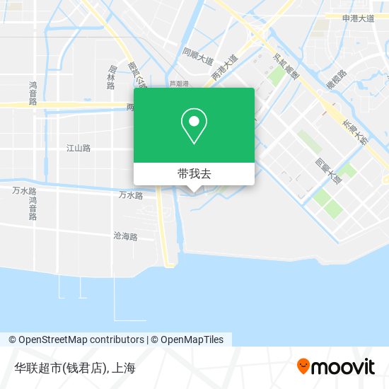 华联超市(钱君店)地图