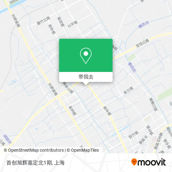 首创旭辉嘉定北1期地图