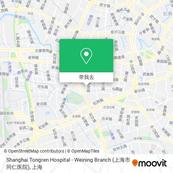 Shanghai Tongren Hospital - Weining Branch (上海市同仁医院)地图