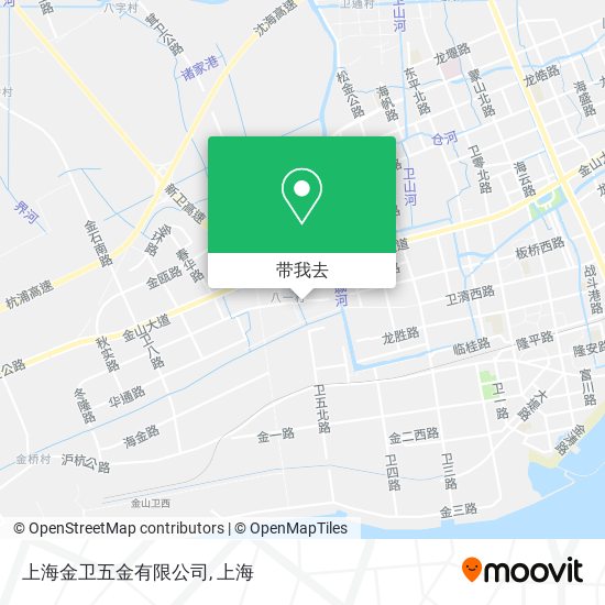 上海金卫五金有限公司地图
