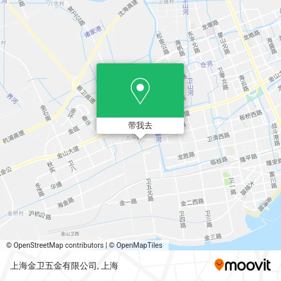 上海金卫五金有限公司地图