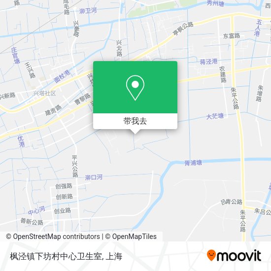 枫泾镇下坊村中心卫生室地图