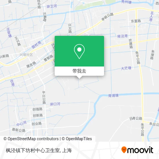 枫泾镇下坊村中心卫生室地图