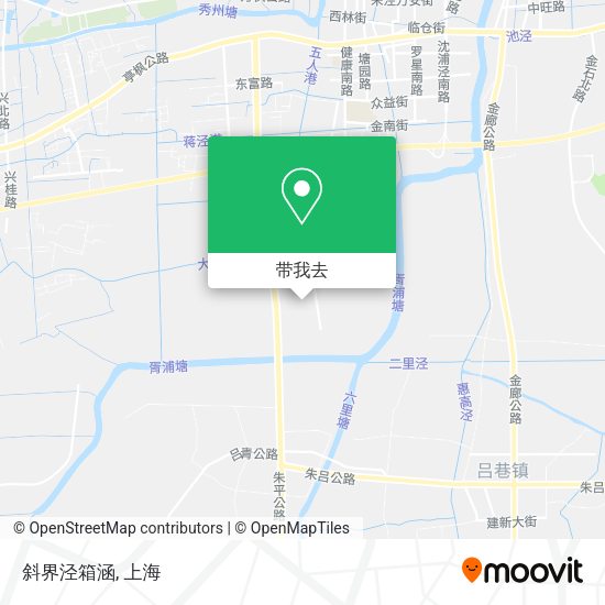 斜界泾箱涵地图