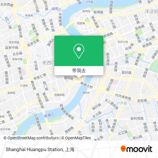 Shanghai Huangpu Station地图