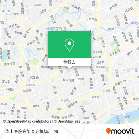 华山医院高架直升机场地图