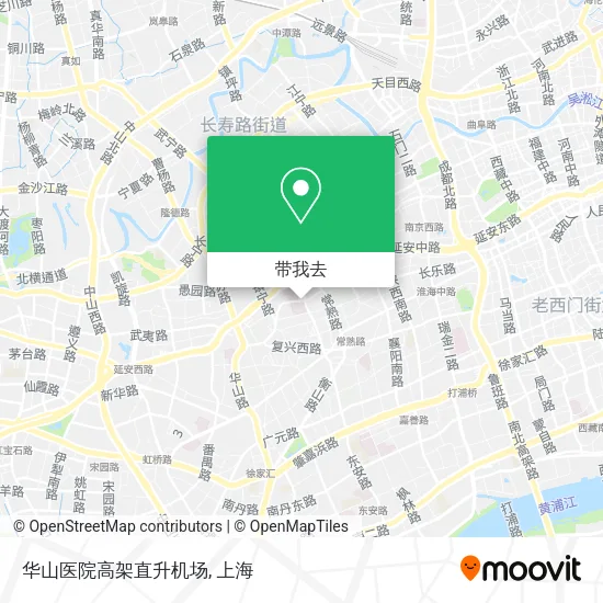 华山医院高架直升机场地图