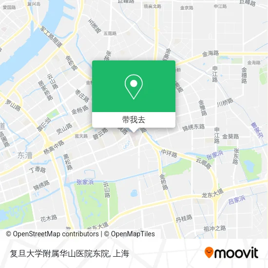 复旦大学附属华山医院东院地图