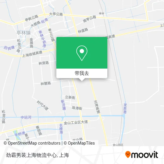 劲霸男装上海物流中心地图