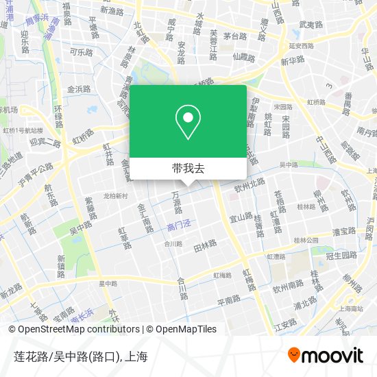 莲花路/吴中路(路口)地图