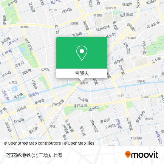 莲花路地铁(北广场)地图