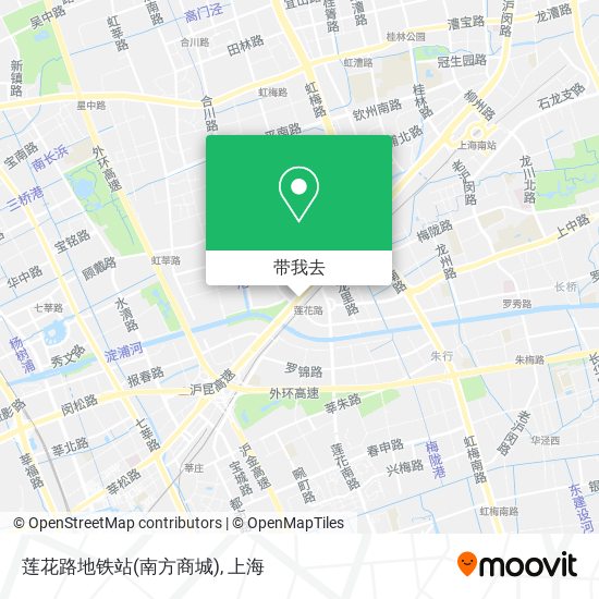莲花路地铁站(南方商城)地图