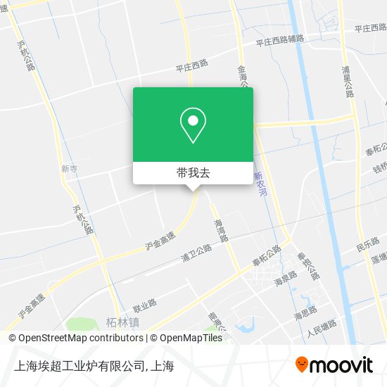 上海埃超工业炉有限公司地图
