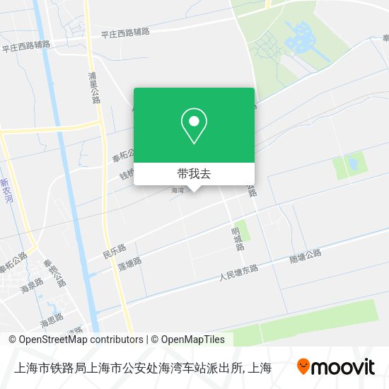 上海市铁路局上海市公安处海湾车站派出所地图