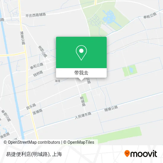 易捷便利店(明城路)地图