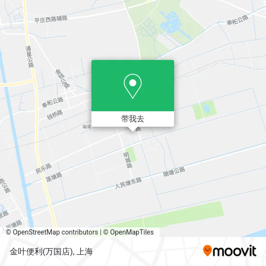 金叶便利(万国店)地图