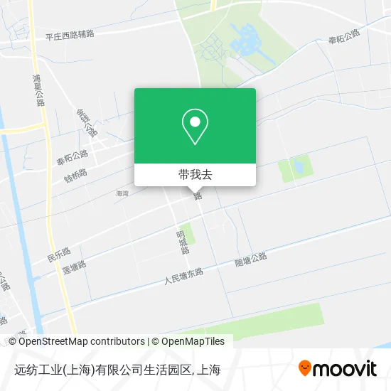 远纺工业(上海)有限公司生活园区地图