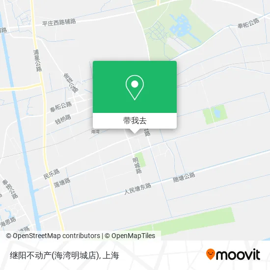 继阳不动产(海湾明城店)地图
