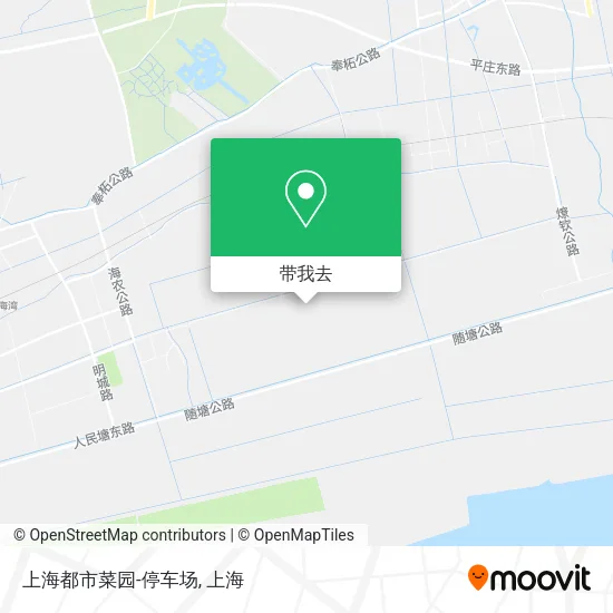 上海都市菜园-停车场地图
