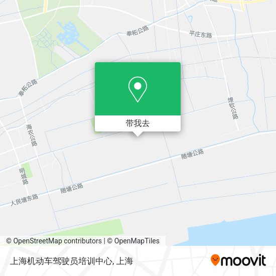上海机动车驾驶员培训中心地图