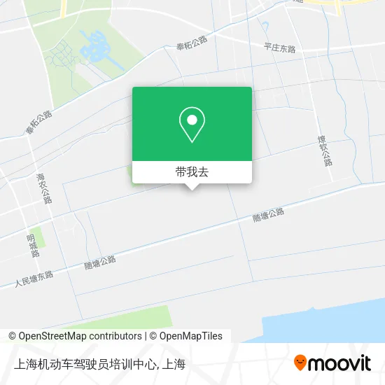 上海机动车驾驶员培训中心地图