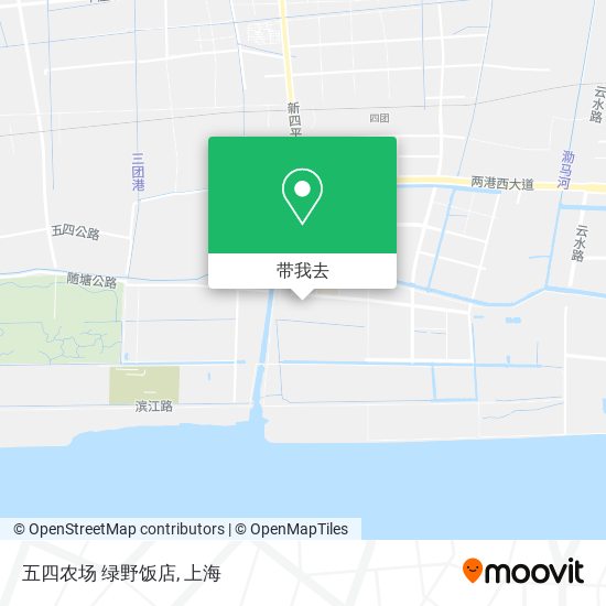 五四农场 绿野饭店地图