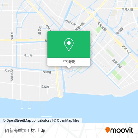 阿新海鲜加工坊地图