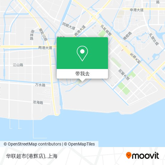 华联超市(港辉店)地图
