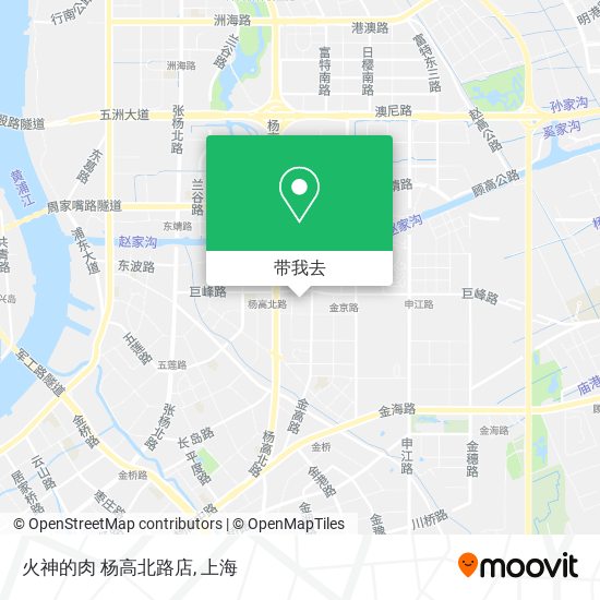 火神的肉 杨高北路店地图