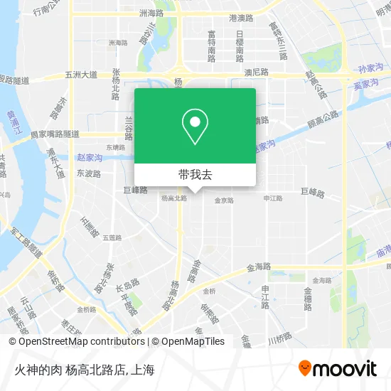 火神的肉 杨高北路店地图