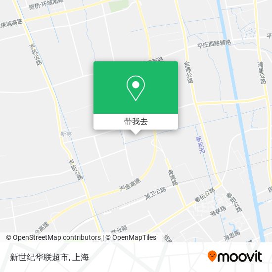 新世纪华联超市地图