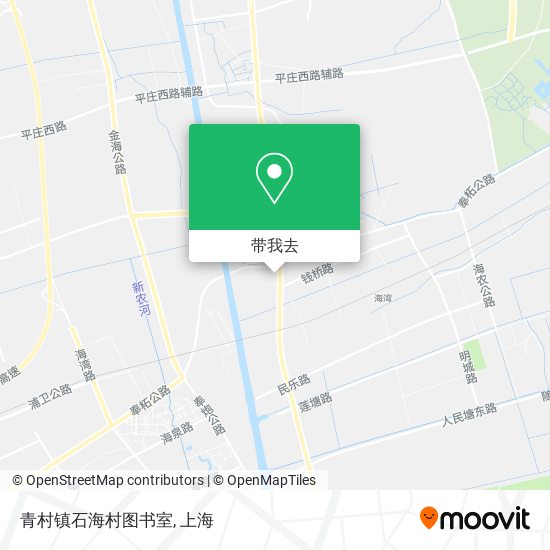 青村镇石海村图书室地图