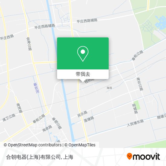 合朝电器(上海)有限公司地图