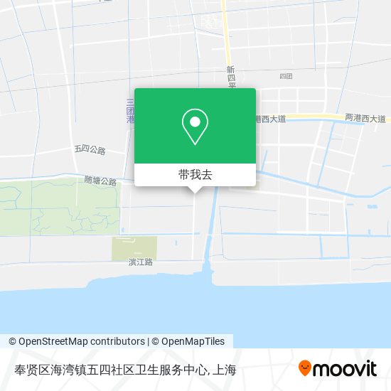 奉贤区海湾镇五四社区卫生服务中心地图