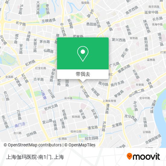 上海伽玛医院-南1门地图