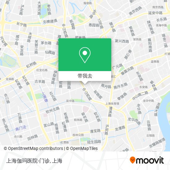 上海伽玛医院-门诊地图