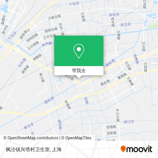 枫泾镇兴塔村卫生室地图
