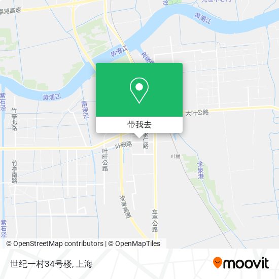 世纪一村34号楼地图