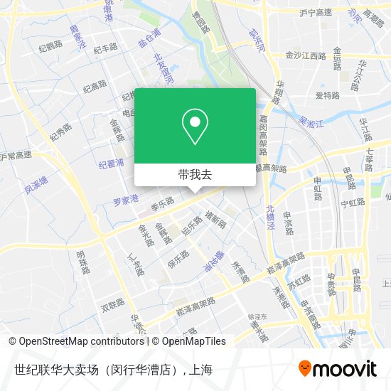 世纪联华大卖场（闵行华漕店）地图
