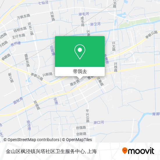 金山区枫泾镇兴塔社区卫生服务中心地图