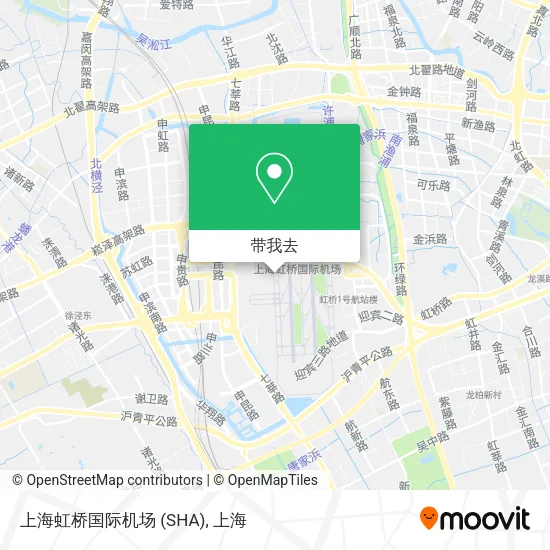 上海虹桥国际机场 (SHA)地图