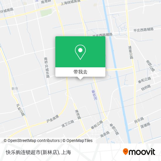 快乐购连锁超市(新林店)地图