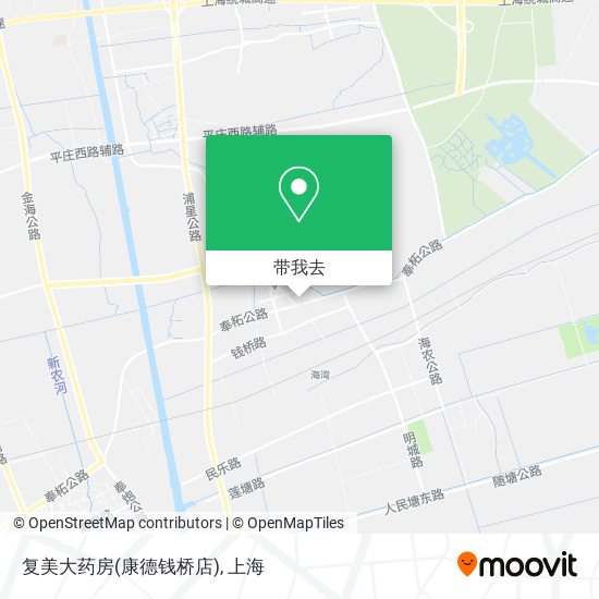 复美大药房(康德钱桥店)地图