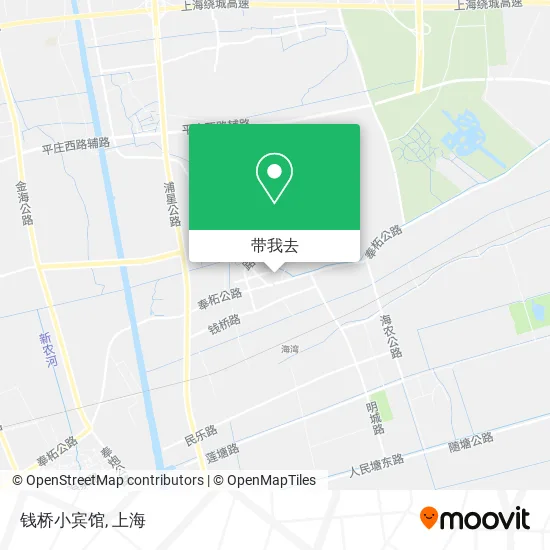 钱桥小宾馆地图