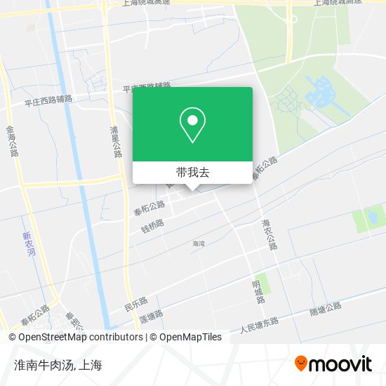 淮南牛肉汤地图