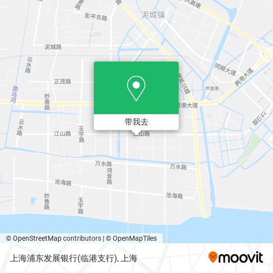 上海浦东发展银行(临港支行)地图
