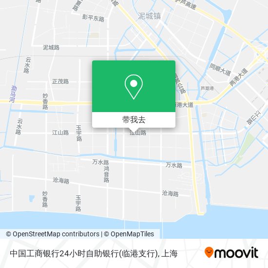 中国工商银行24小时自助银行(临港支行)地图